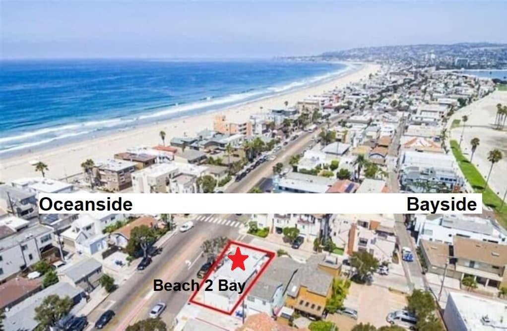 Beach-2-Bay 2Br - In The Heart Of Mission Beach سان دييغو المظهر الخارجي الصورة